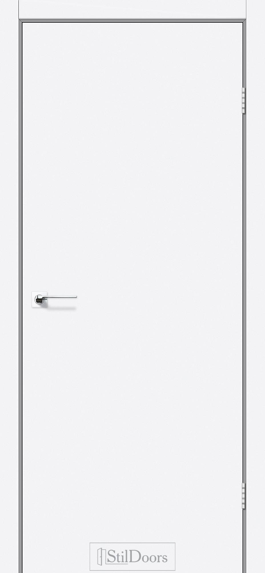 Міжкімнатні двері StilDoors Сімплі лофт білий супермат глухе